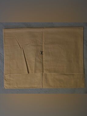 Louis Vuitton Brown Dust Cover with LV Monogram